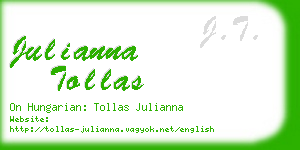 julianna tollas business card